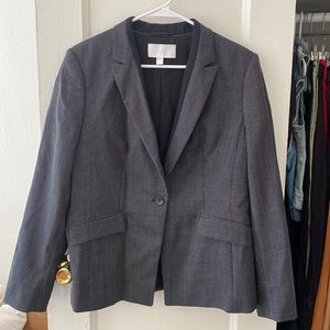 Hugo Boss Jeresa Check Blazer - Black